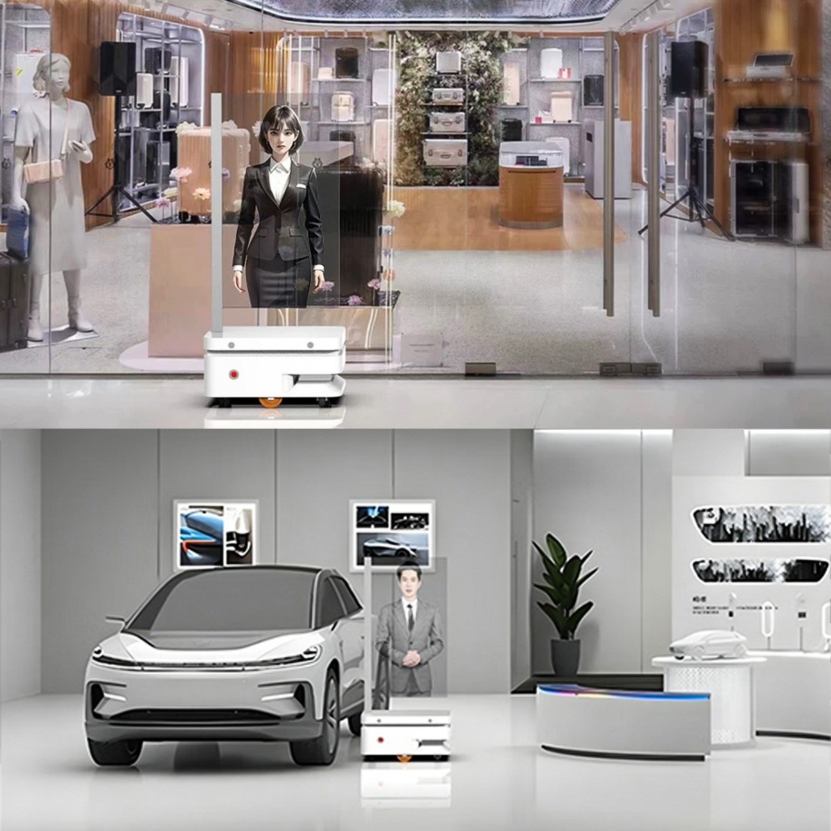 55寸OLED  AI數(shù)字人